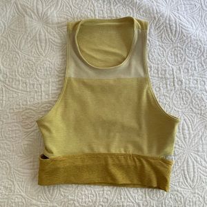 Outdoor Voices slash back crop